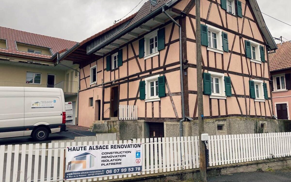 Une maison alsacienne enti&egrave;rement transform&eacute;e, Stetten Rixheim